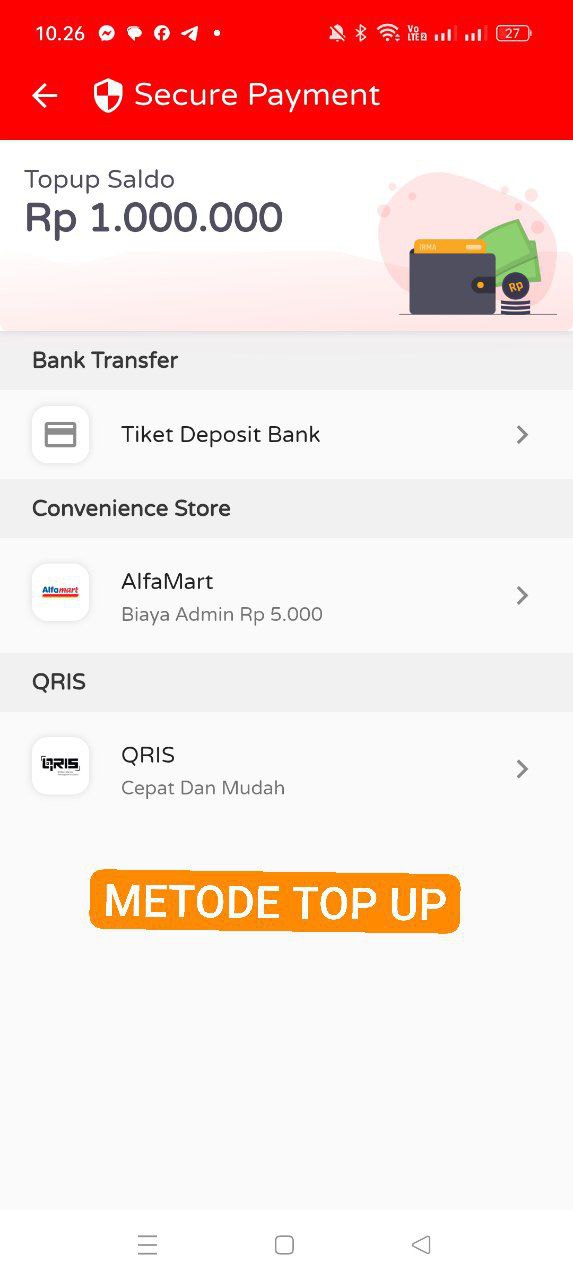 screnshoot aplikasi zpay komunika indonesia
